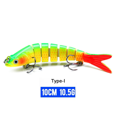 10/14cm Sinking Wobblers Fishing Lures Jointed Crankbait Swimbait 8 Segment Hard Artificial Bait For Fishing Tackle Lure